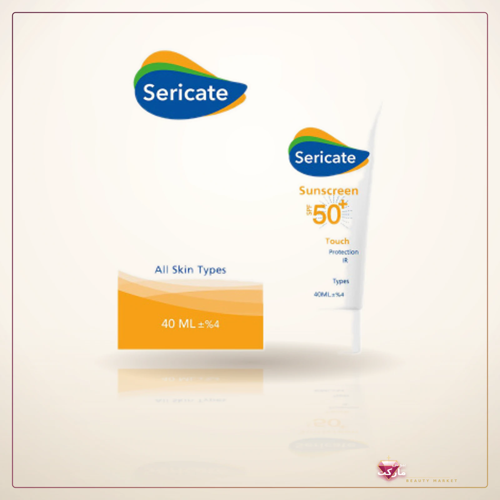 کرم ضد آفتاب سیلک تاچ SPF50 حجم 40 میل