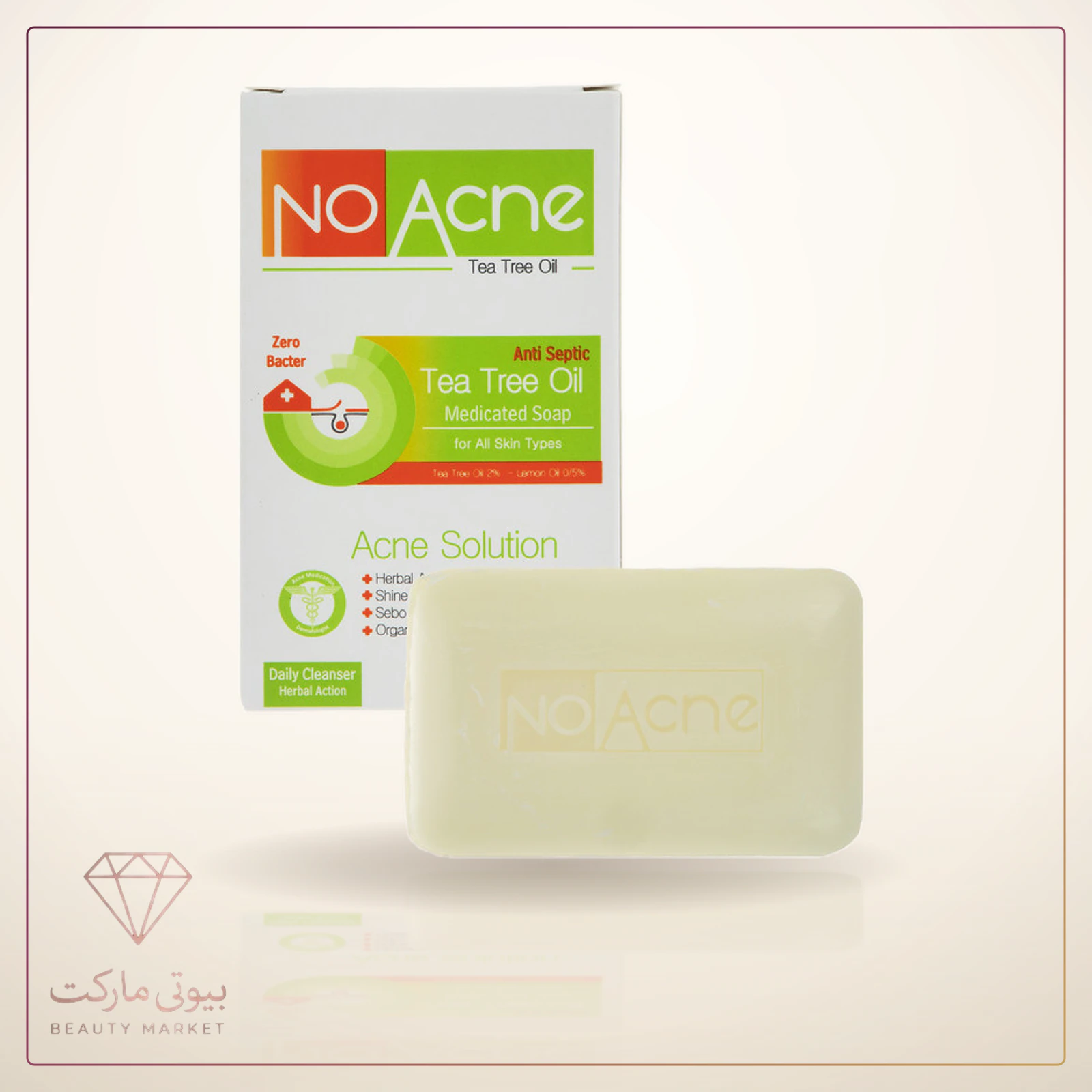 صابون شستشو نو آکنه مدل Tea Tree Oil وزن 100 گرم