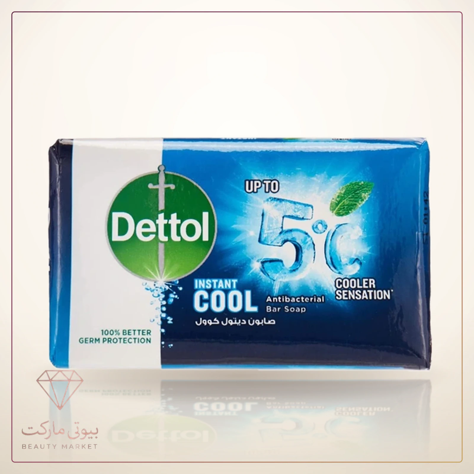 صابون ضد باکتری دتول مدل Cool وزن 100 گرم