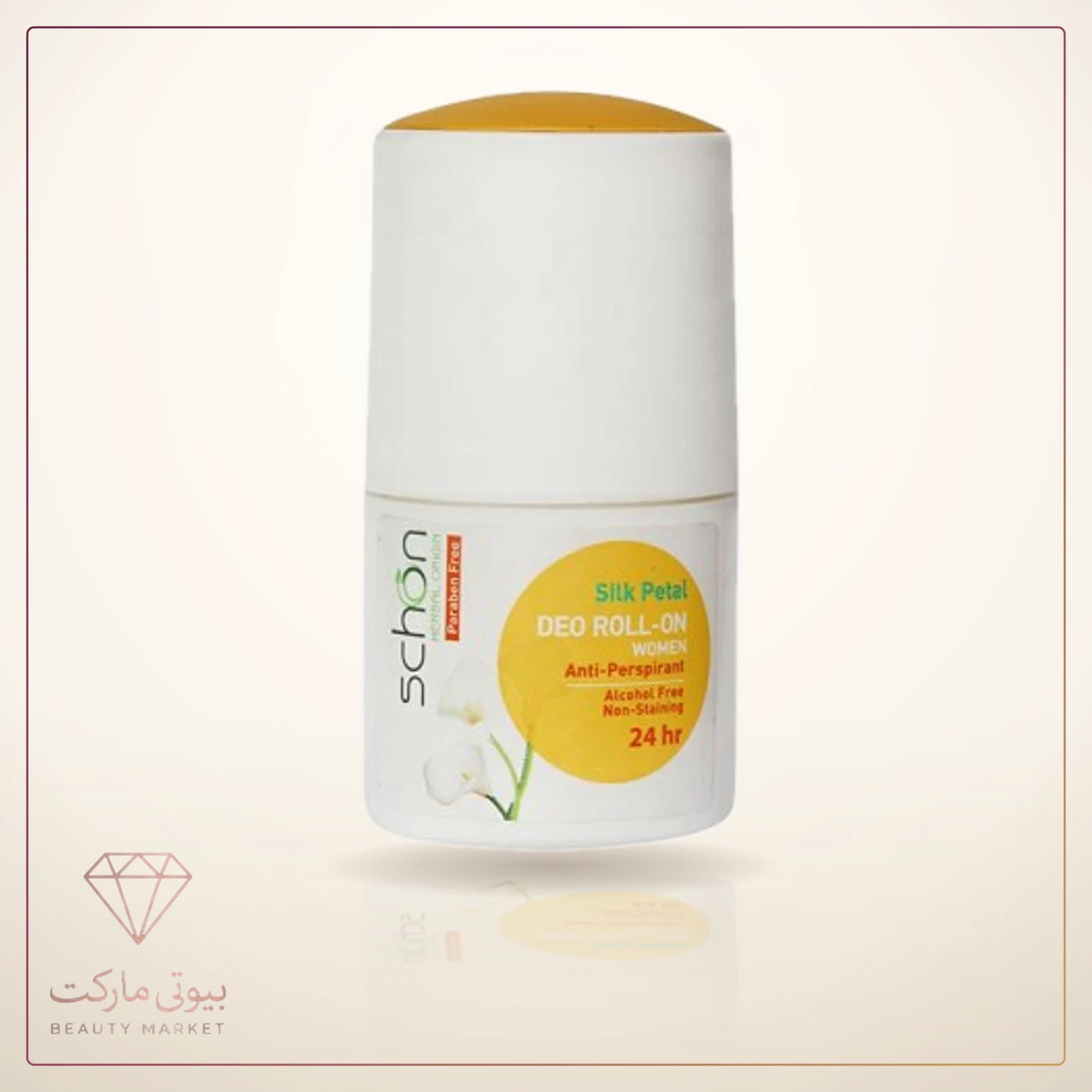 دئودورانت رولی زنانه شون مدل Silk Petal حجم 60 میلی لیتر